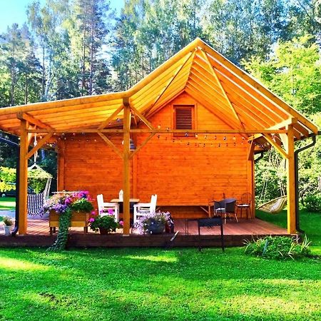 Forest House With Outdoor Hot Tub Jurmala Exterior photo