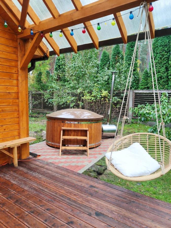 Forest House With Outdoor Hot Tub Jurmala Exterior photo